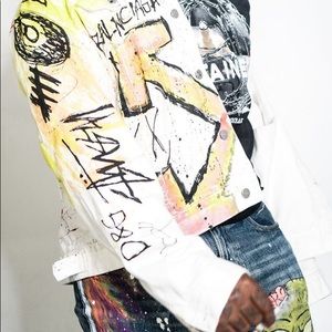 1 of 1 custom denim jacket